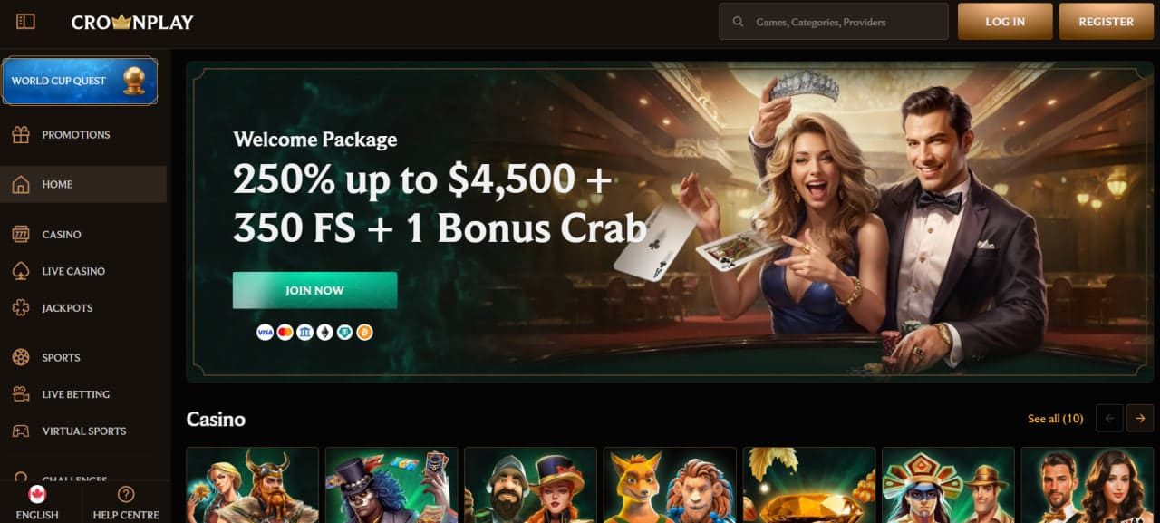 Crown Play Casino Review 2026 – Premium Slots for CA